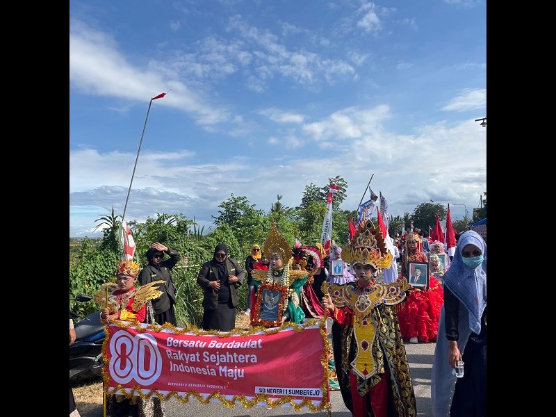 Pawai Budaya Desa  Sumberejo 2025 SD Negeri 1 Sumberejo