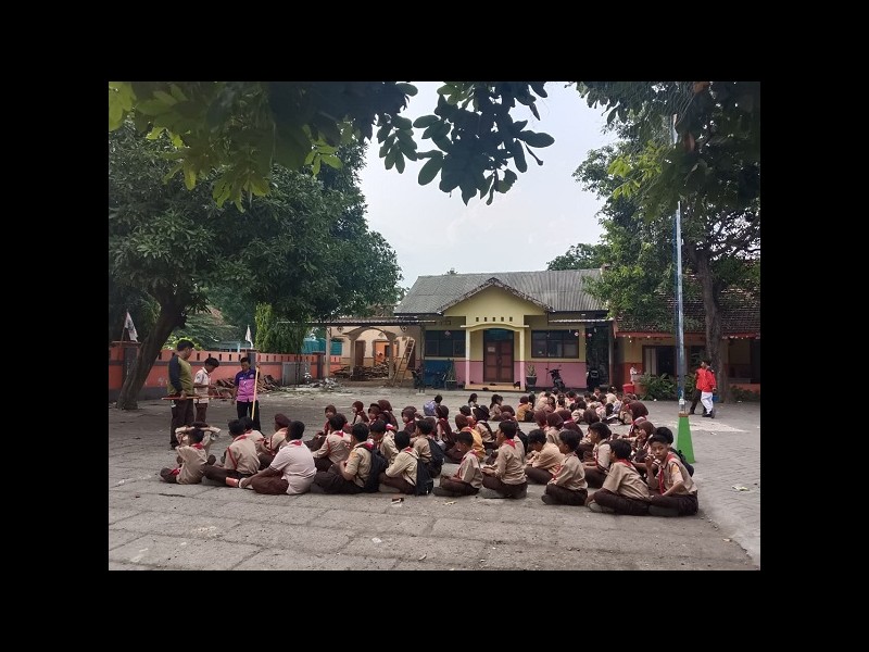 Latihan Persiapan Perkemahan Pramuka SD Negeri 1 Sumberejo 2025